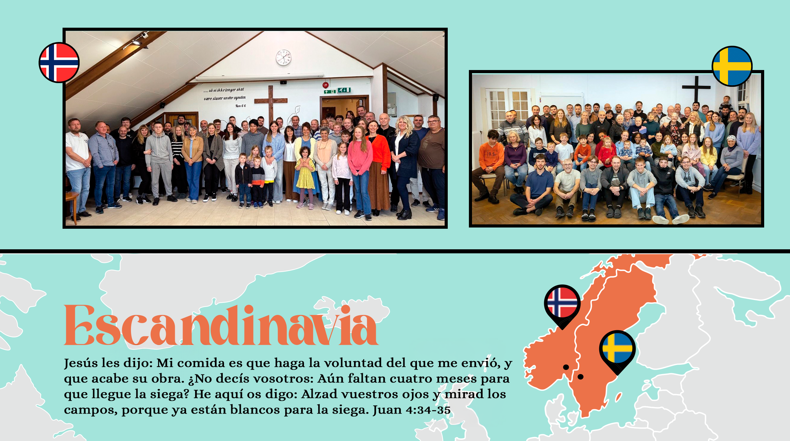 Noruega y Suecia - 40 aniversario